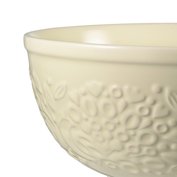 Миска для смешивания birds of paradise, 4,2 л, кремовая (75074)