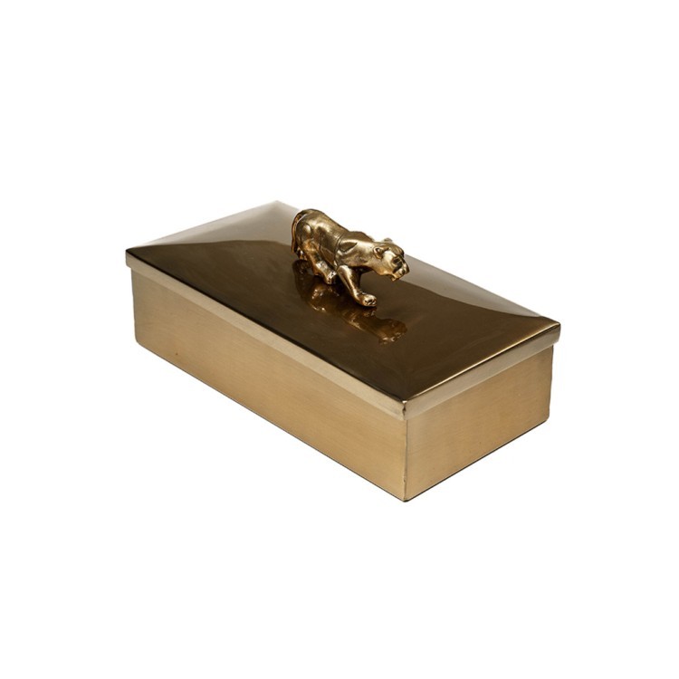 Шкатулка 14407L/AB, нержавеющая сталь, Antique brass, ROOMERS TABLEWARE