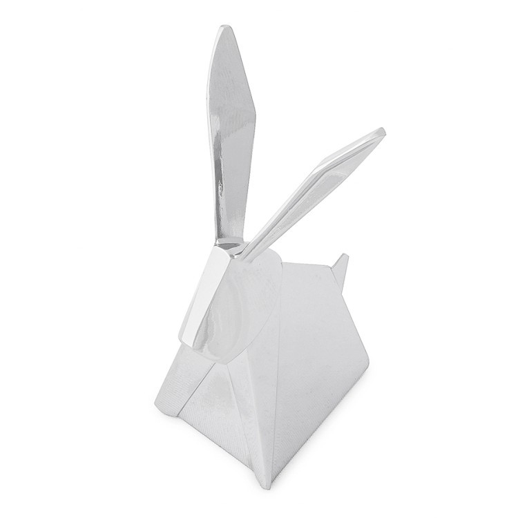 Держатель для колец origami кролик хром (59924)