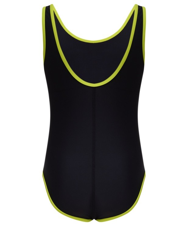 Купальник для плавания Edge Black/Lime, полиамид, детский (2105126) Купальник для плавания Edge Black/Lime, полиамид, детский (2105126)