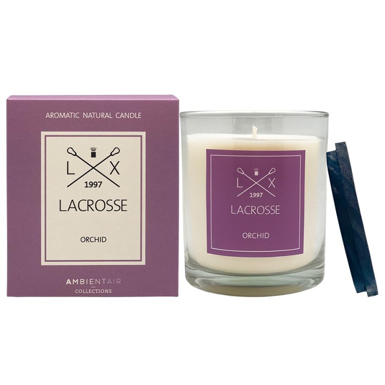 Свеча ароматическая lacrosse, orchid, 60 ч (75480)