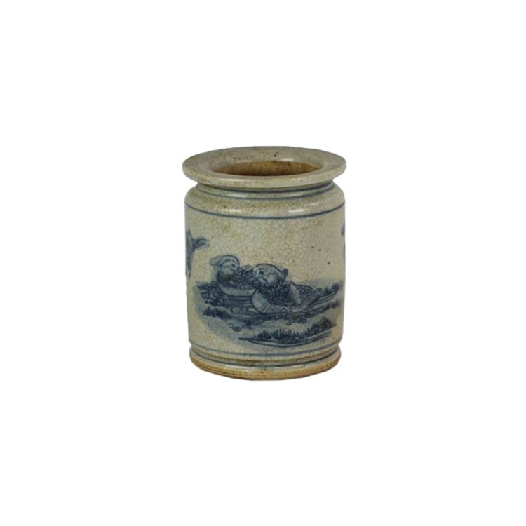 Ваза RZFB07, фарфор, blue/white, ROOMERS FURNITURE