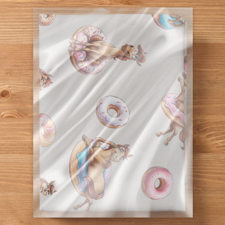 Фартук "лошадь в пончиках",60х70см,100% хлопок,твил,пропитка Lefard (850-756-7)