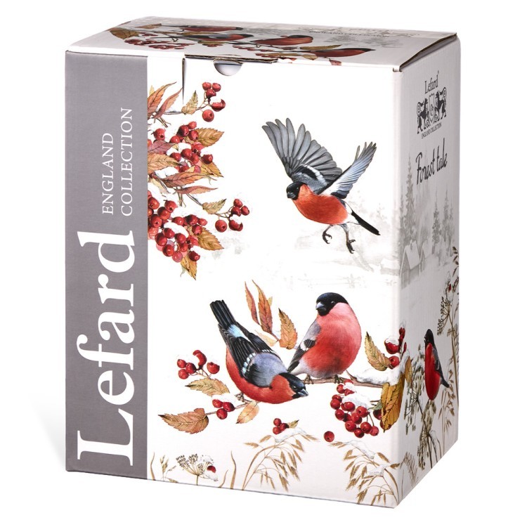 Френч-пресс "снегири" 600 мл Lefard (887-477)