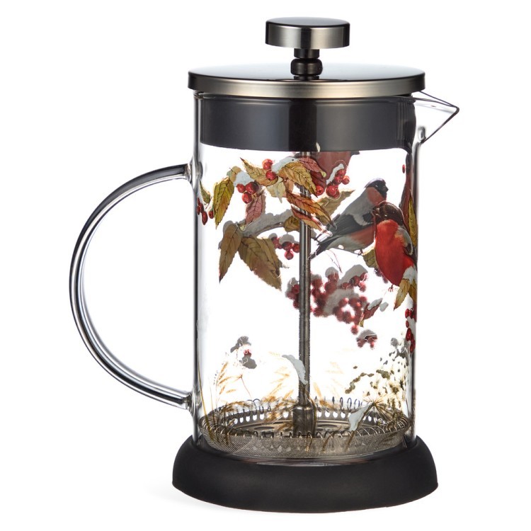 Френч-пресс "снегири" 600 мл Lefard (887-477)