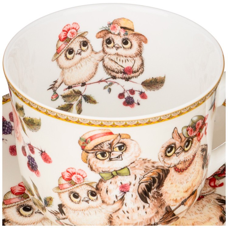 Чайная пара lefard "owls party"  500 мл Lefard (415-2163)