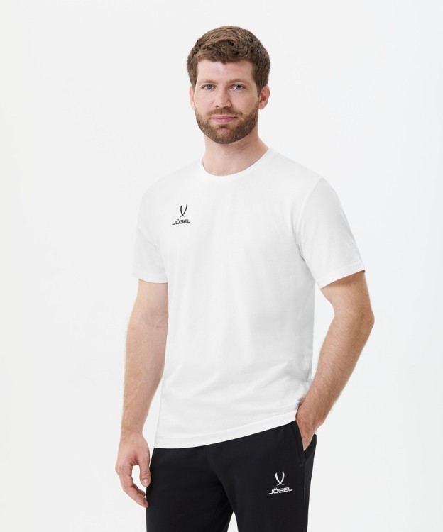 Футболка JÖGEL ESSENTIAL Cotton Tee, белый (2121675) Футболка JÖGEL ESSENTIAL Cotton Tee, белый (2121675)