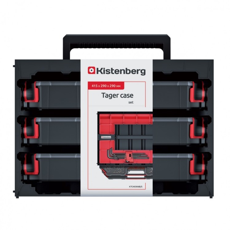 Ящик для хранения органайзеров Kistenberg Tager Case KTC40306S-S411 (77185) Ящик для хранения органайзеров Kistenberg Tager Case KTC40306S-S411 (77185)