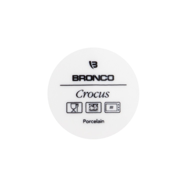Тарелка обеденная bronco "crocus" 27,5 см золотая Bronco (263-1060)