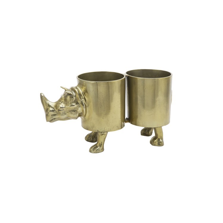 Емкость для охлаждения вина E406, металл, Antique brass, ROOMERS FURNITURE