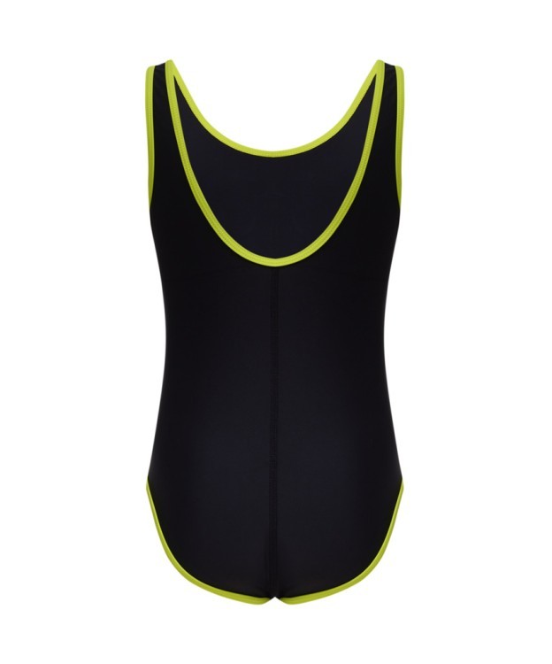 Купальник для плавания 25DEGREES Edge Black/Lime, полиамид, подростковый (2105129)