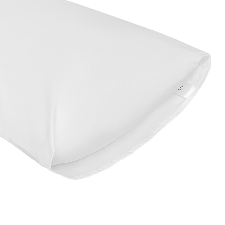 Набор наволочек из плотного сатина белого цвета из коллекции essential, 50х70 см (77133)