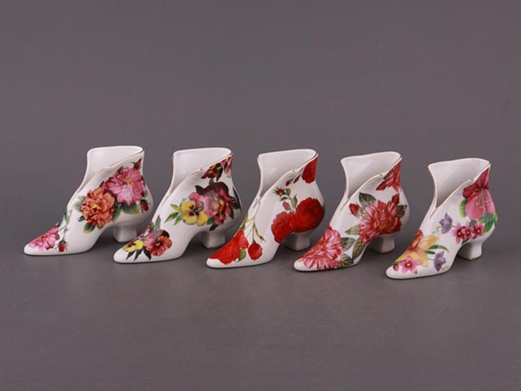 Салфетница-туфелька 5 цветов в ассортименте Porcelain Manufacturing (55-2555) 