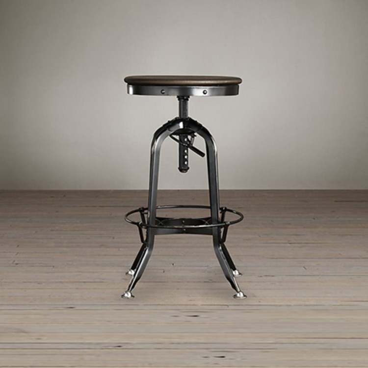 Стул Винд FE24-724, 35, каркас - металл, сидение - дуб, RESTORATION HARDWARE