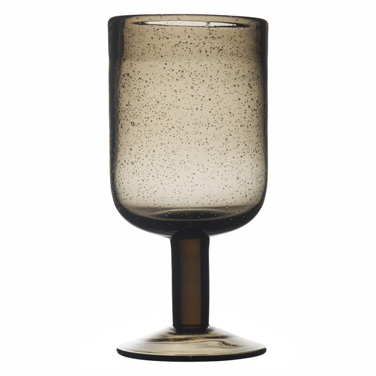 Набор бокалов для вина flowi, 410 мл, серо-коричневые, 2 шт. (76461)