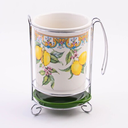 Подставка д/стол/прибор 3пр Лимонный праздник доломит LR (60176)