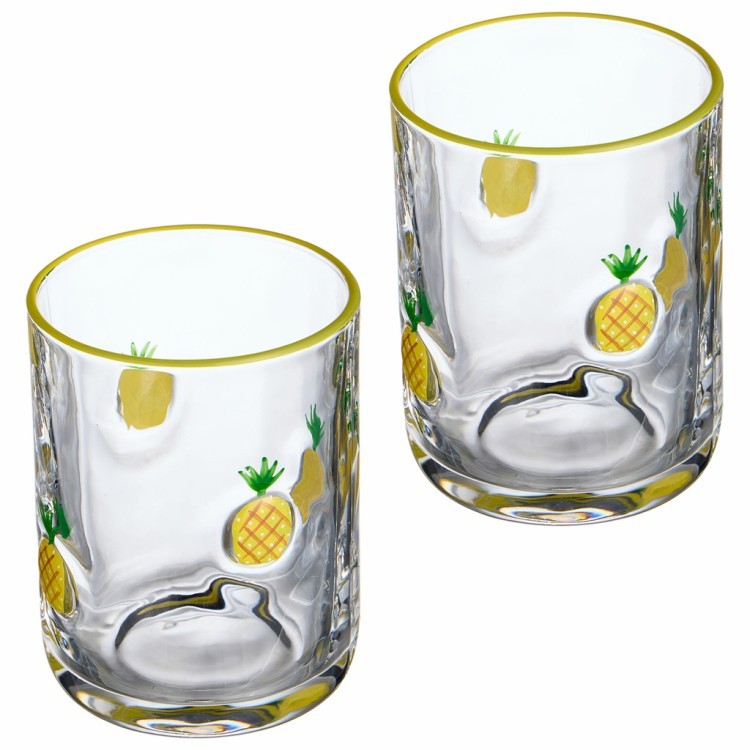 Набор стаканов "fruity pineapple" из 2 шт. 400 мл Lefard (685-133)