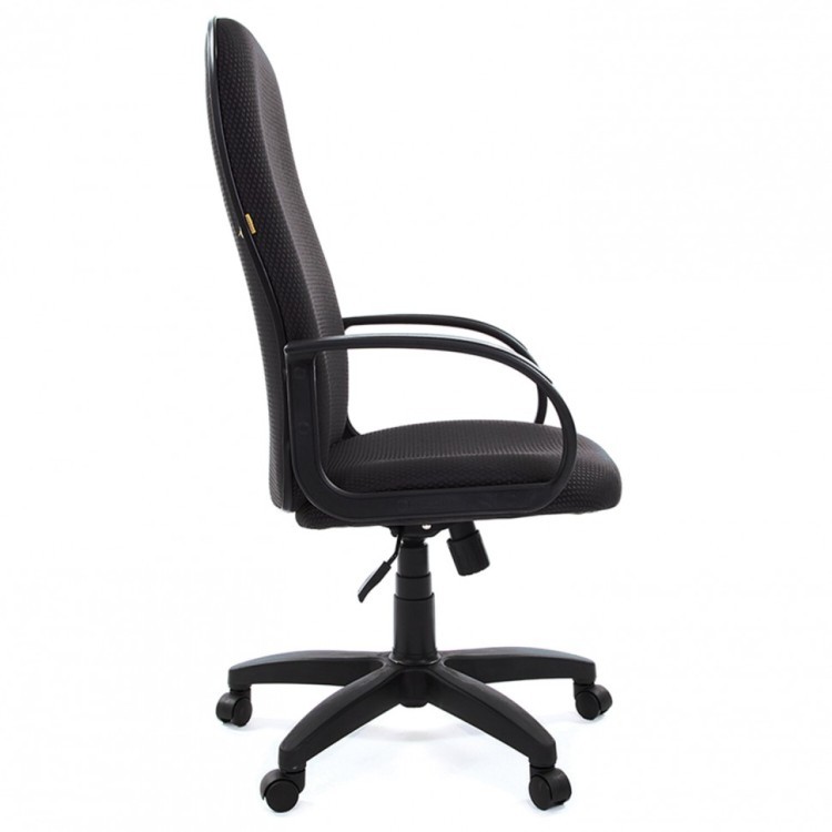 Кресло офисное СН 279 высокая спинка с подлокотниками черное 1138105 531305 (1) (94471)