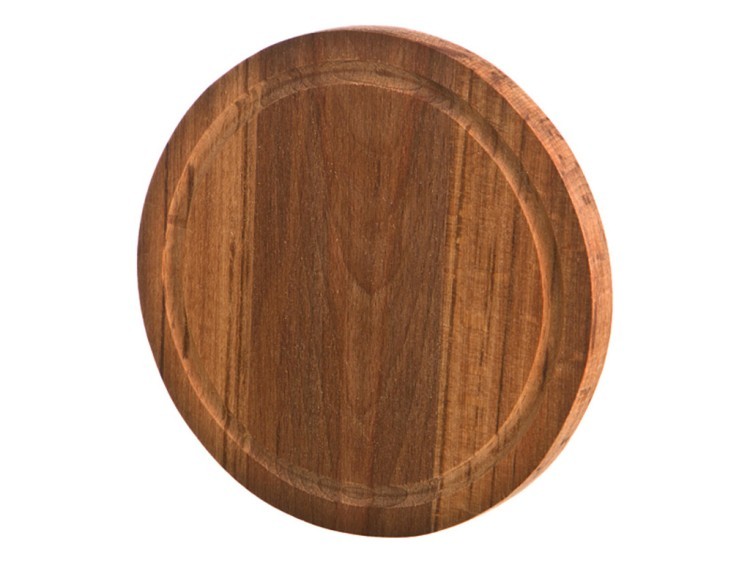 Доска разделочная деревянная круглая бук диаметр=30 см. толщина=2 см. Agness (430-115)