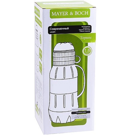 Термос 1,8л + 3 чашки ст/колба Mayer&Boch (31423)