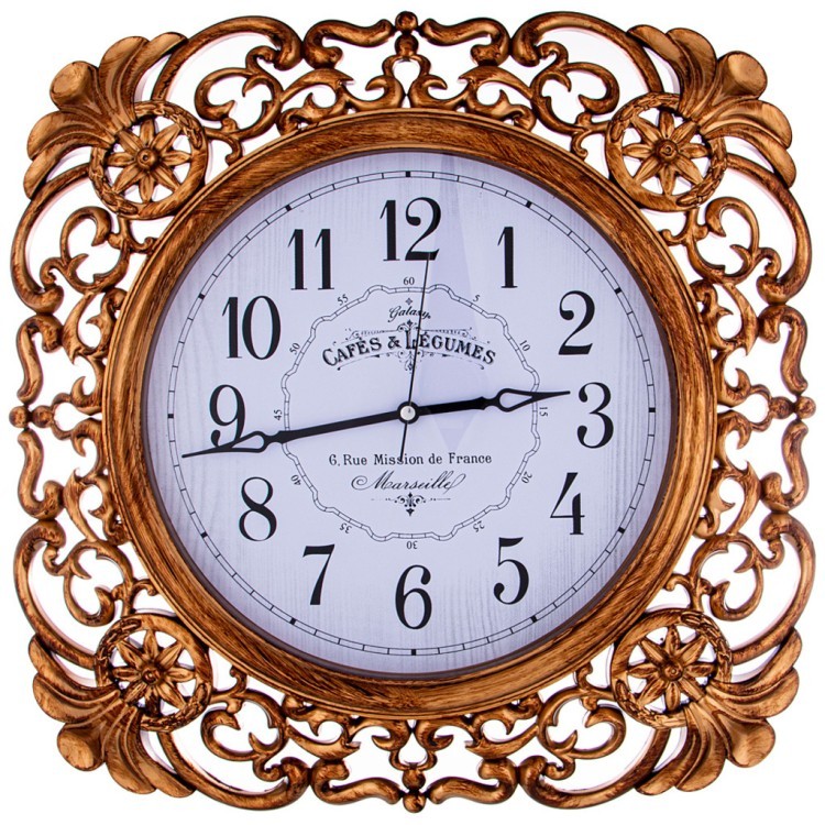 Часы настенные кварцевые 45*45 см GALAXY (207-395)