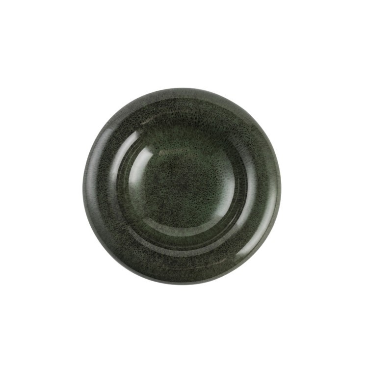 Тарелка E743-O-06159/6.5, 16.5, керамика, Green/black, ROOMERS TABLEWARE