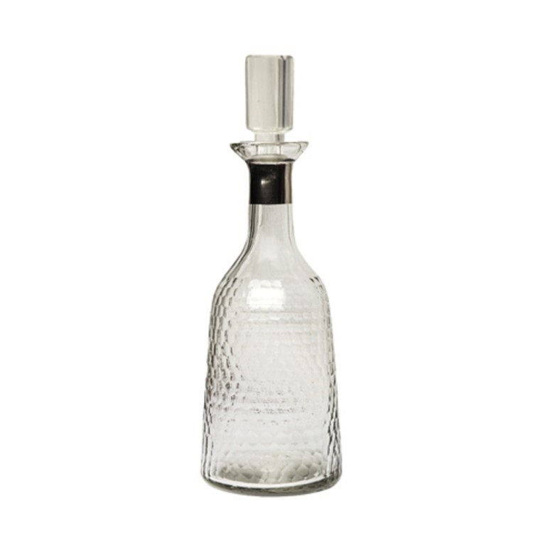 Графин 2122T, хрусталь, посеребрение, clear/silver, ROOMERS TABLEWARE
