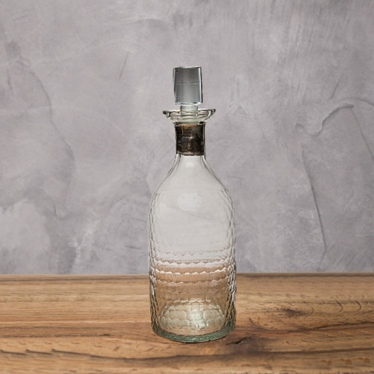 Графин 2122T, хрусталь, посеребрение, clear/silver, ROOMERS TABLEWARE