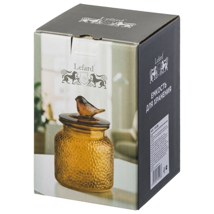Емкость для хранения garden brown 650 мл Lefard (172-206)