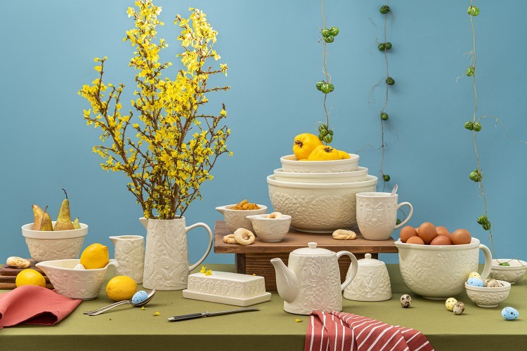 Набор кружек birds of paradise, 500 мл, кремовые, 2 шт. (75076)