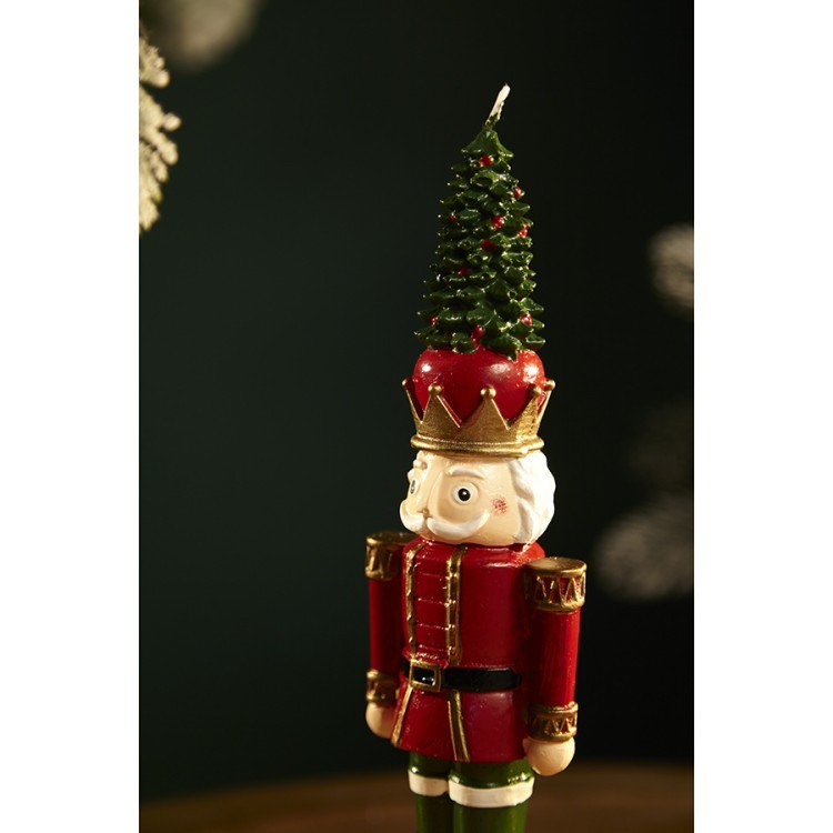 Свеча декоративная nutcracker из коллекции new year essential, 25,5 см (78356) Свеча декоративная nutcracker из коллекции new year essential, 25,5 см (78356)