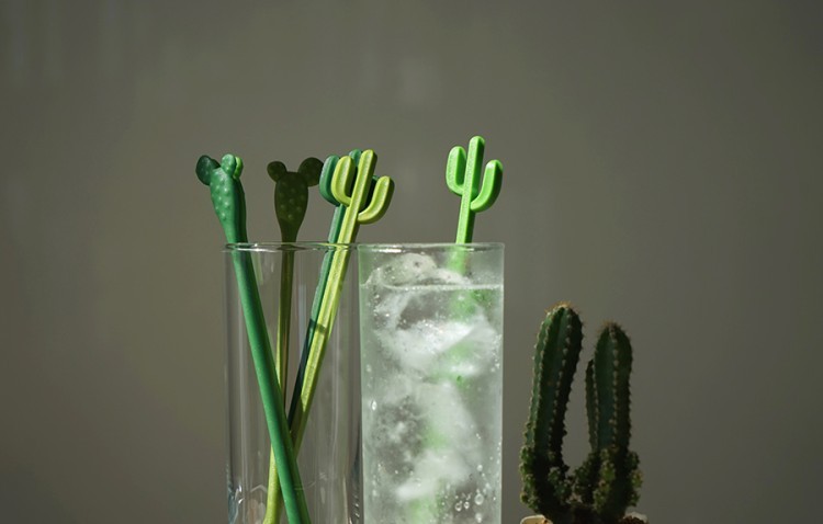 Набор палочек для размешивания коктейля cactus (59850)