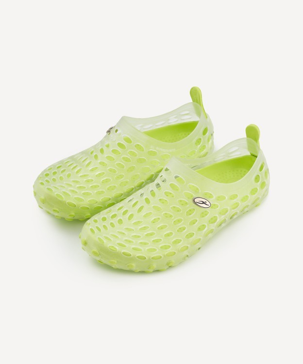 Аквашузы 25DEGREES Network Transparent/Lime, для мальчиков, р. 30-35, детский (2121685)