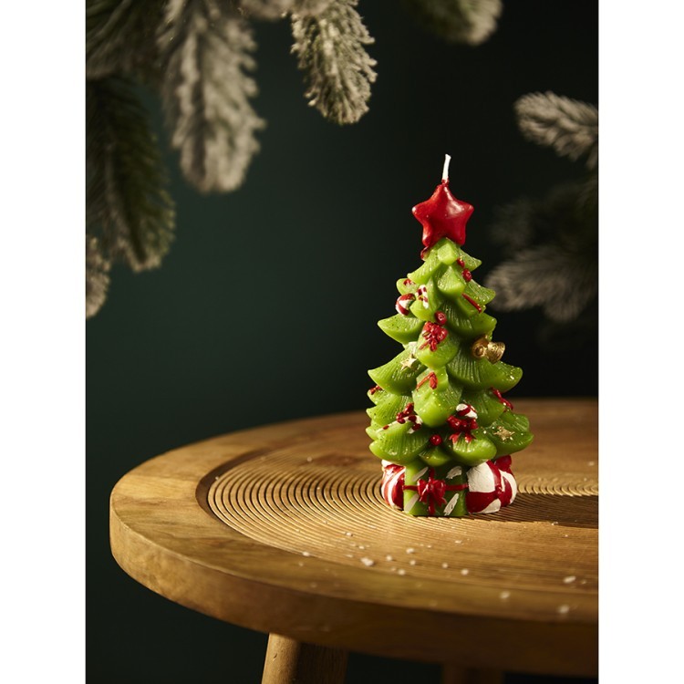 Свеча декоративная green miracle из коллекции new year essential, 18 см (78354) Свеча декоративная green miracle из коллекции new year essential, 18 см (78354)