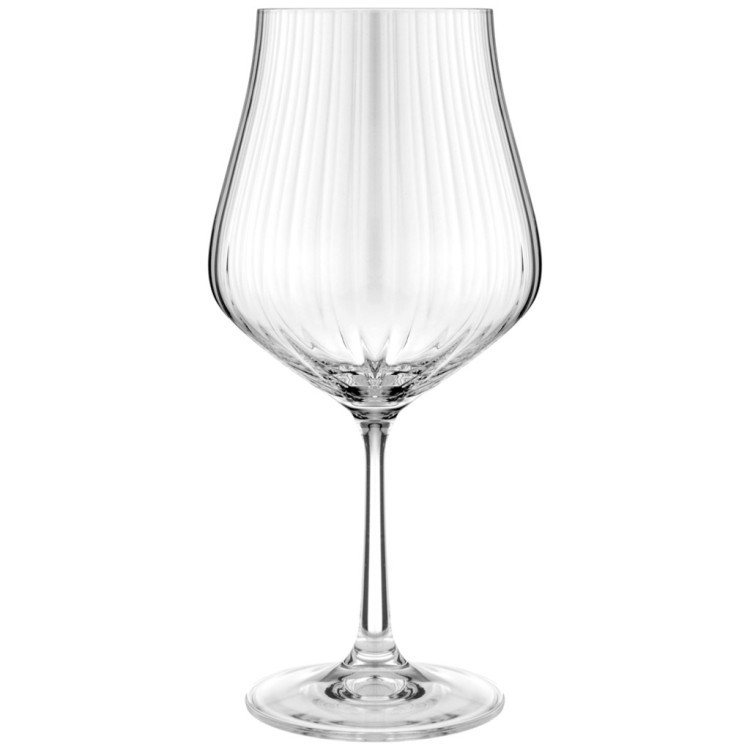 Набор бокалов для вина из 6 штук "tulipa optic" 600мл Bohemia Crystal (674-877)