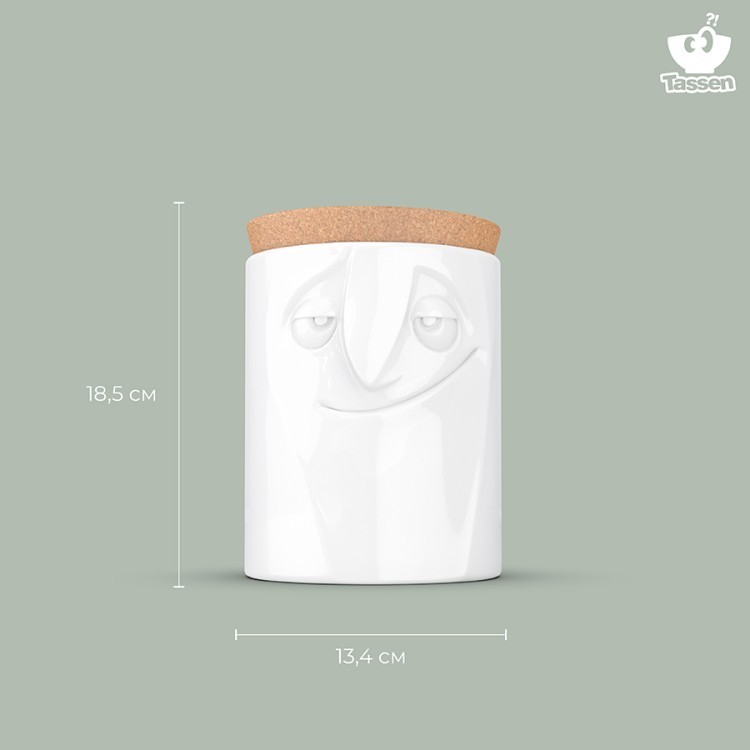 Емкость для хранения tassen charming, 1,7 л, белая (71236)