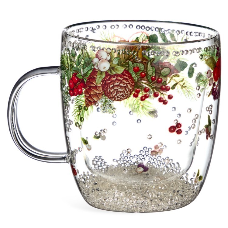 Кружка с двойными стенками "celebration" 410 мл Lefard (887-482) Кружка с двойными стенками "celebration" 410 мл Lefard (887-482)