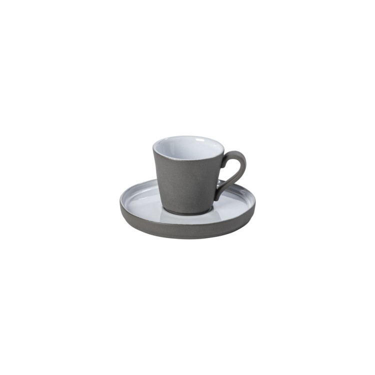 Кофейная пара 1LOCS03-WHI(1LOCS03-01116I), керамика, Grey/white, Costa Nova Кофейная пара 1LOCS03-WHI(1LOCS03-01116I), керамика, Grey/white, Costa Nova
