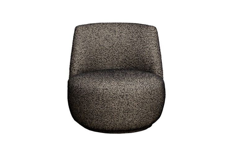 Кресло GD/Rivoli поворотное рогожка черно-золотое Santo302-CHZOL 73*80*74см (TT-00016868)