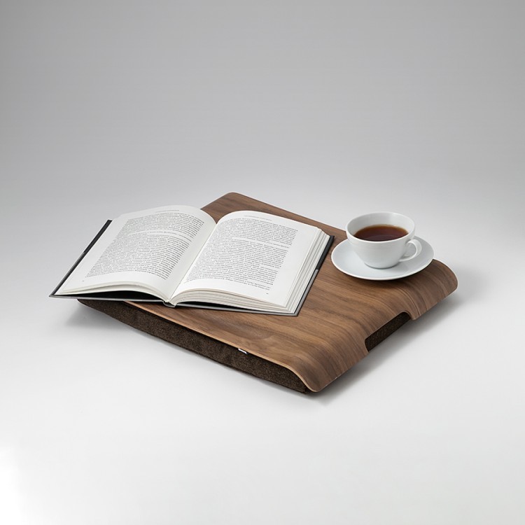 Подставка-подушка многофункциональная homey, темно-коричневая (80042)