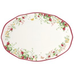Блюдо овальное jardin des fraises, 36х25 см (80383)
