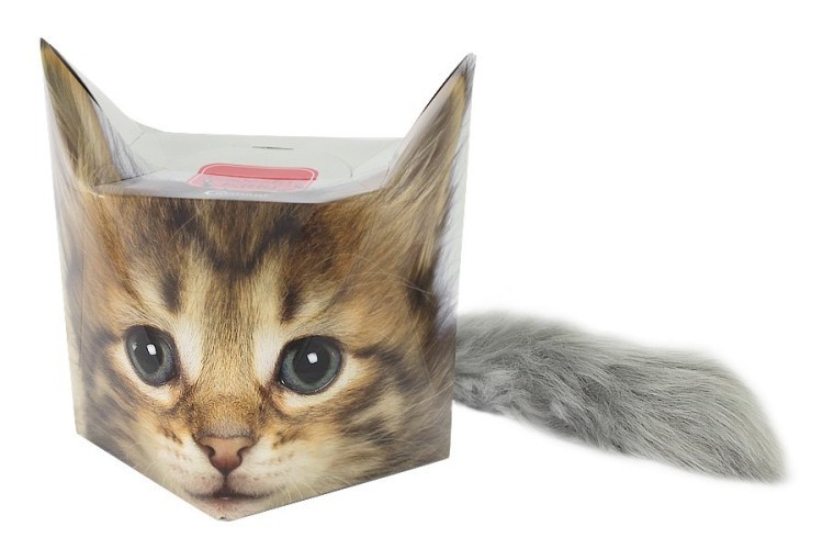 Кружка Целующиеся котята в подарочной упаковке + брелок-хвостик - CAR2-017-0013 Carmani