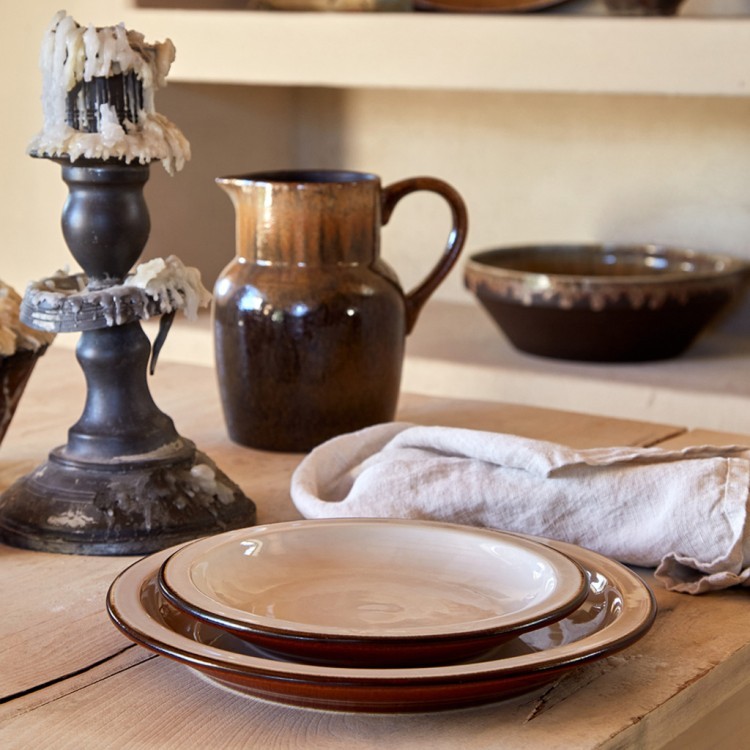 Тарелка AP251-CRM(AP251-00519T), 25,2 см, керамика, Cream-caramel, CASAFINA BY COSTA NOVA