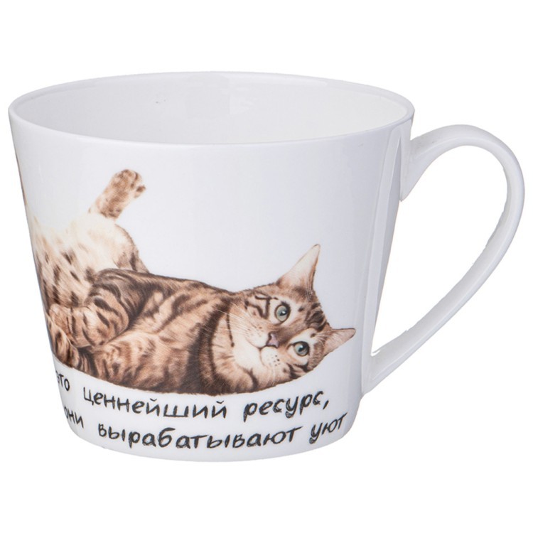 Кружка lefard "бери кота" 450 мл, разноцветный (104-971-11) 