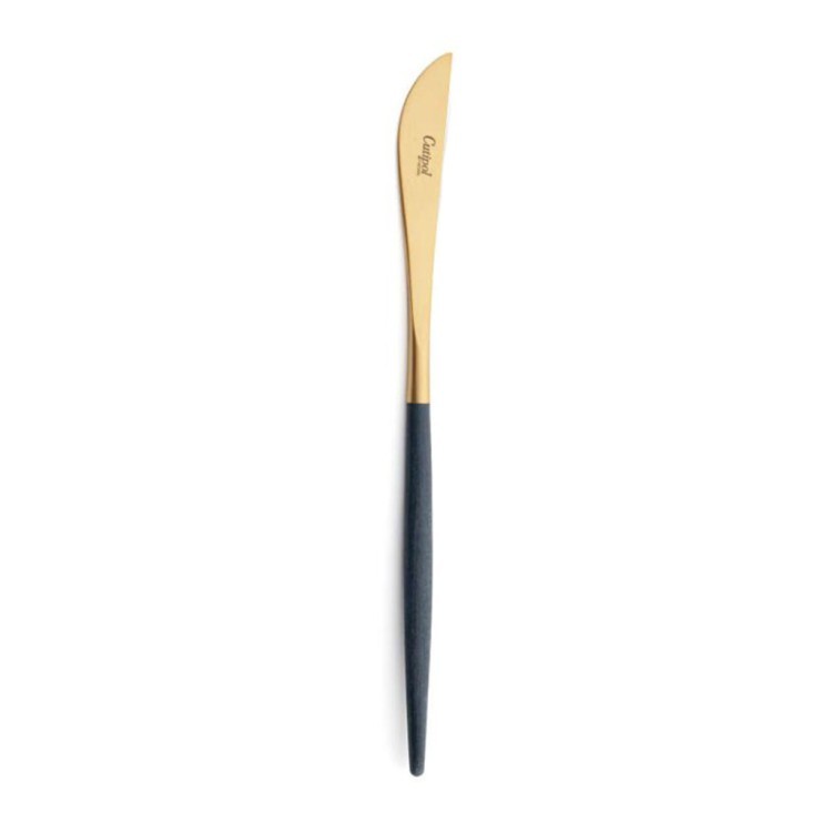 Нож столовый GO.03BLEGB, нержавеющая сталь 18/10, blue/gold, CUTIPOL