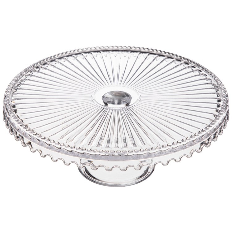 Блюдо на ножке 28x12 см Alegre Glass (337-032)
