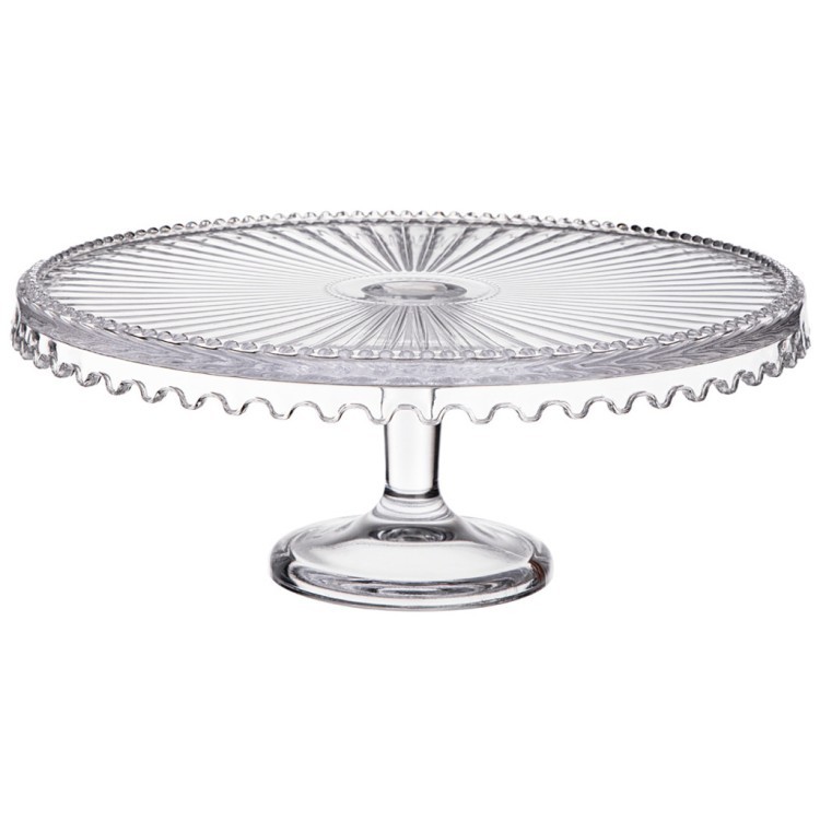 Блюдо на ножке 28x12 см Alegre Glass (337-032)