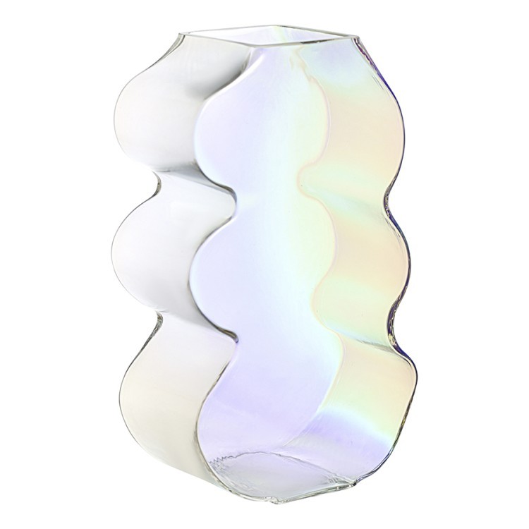 Ваза wavy, 25 см, перламутр (77524) Ваза wavy, 25 см, перламутр (77524)