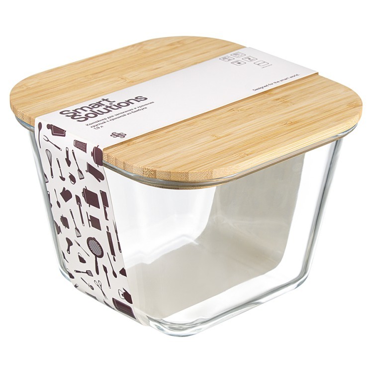 Контейнер для запекания и хранения квадратный eco store с крышкой из бамбука, 1,9 л (75129) Контейнер для запекания и хранения квадратный eco store с крышкой из бамбука, 1,9 л (75129)