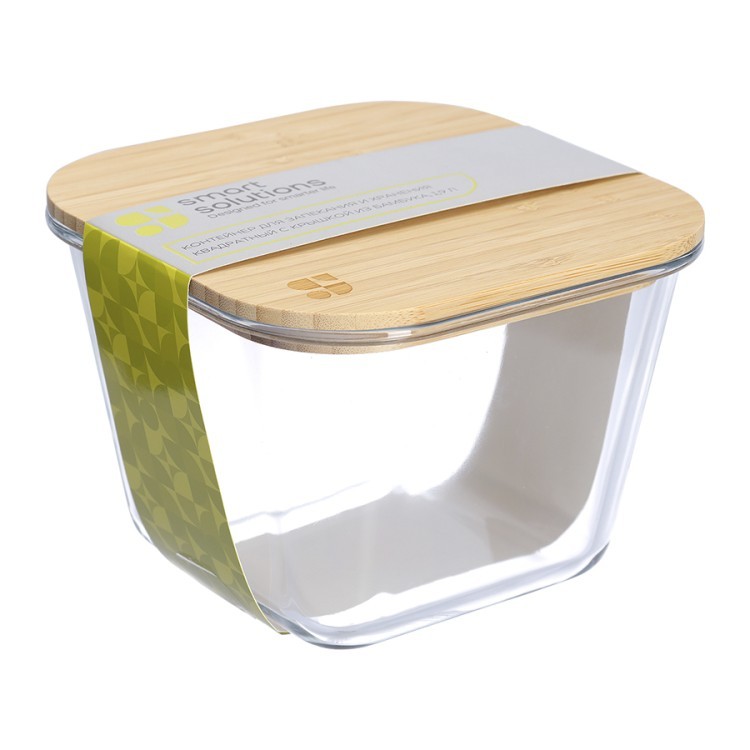 Контейнер для запекания и хранения квадратный eco store с крышкой из бамбука, 1,9 л (75129) Контейнер для запекания и хранения квадратный eco store с крышкой из бамбука, 1,9 л (75129)